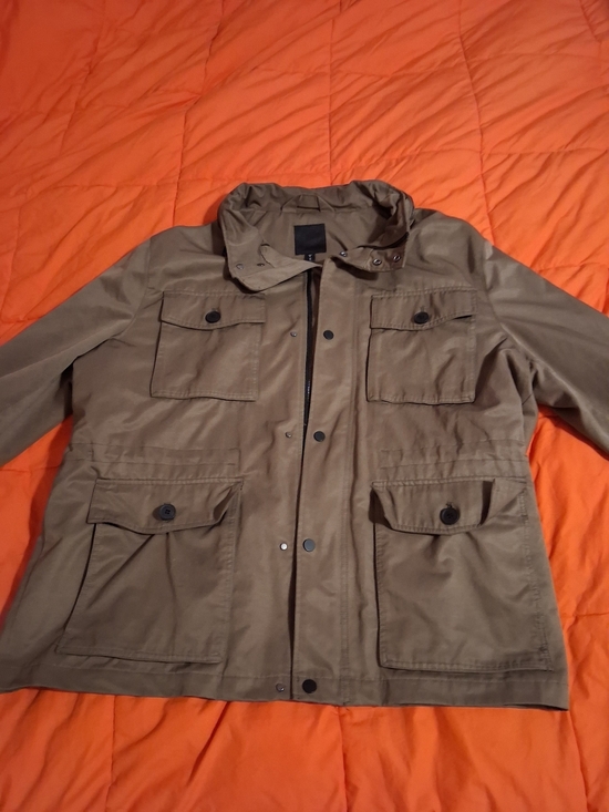 H&M Other - H&M Mens Utility Field Jacket 4 Snap Pockets Zipper Broken Excellent Conditon